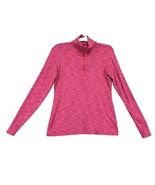 Columbia 1/4 Zip OuterSpaced Pink Pullover Women&#39;s M Activewear Top Long... - $28.00 CAD