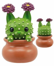 Cattus Cactus Cat In The Pot Figurine Whimsical Cat That Transforms Into... - £12.59 GBP