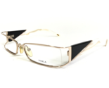 Furla Occhiali Montature COLORADO VU4146 COL.300 Nero Oro Avorio 55-15-135 - $64.89