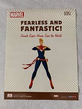 Captain Marvel Carol Danvers 17"x22" Original POSTER 2018 NYCC DK Fearless and F - £15.65 GBP