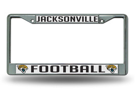 NFL Jacksonville Jaguars Football Chrome License Plate Frame - £10.96 GBP