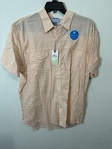 Izod Saltwater Relaxed Classic Dockside Chamber Cantaloupe Button Up Shi... - $24.74