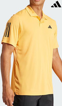 adidas Club 3S Polo Men&#39;s Tennis Polo T-Shirt Sports Tee Orange Asia-Fit... - $57.51