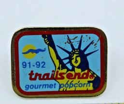 Trails End Gourmet Popcorn 1991-1992 American Scout Pin Pinback Button V... - £9.13 GBP