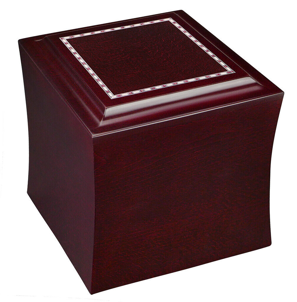 Unique Funeral Cremation Urn for Ashes Wooden Memorial Casket, Personalised Urn Item image 4