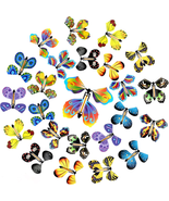 24 Pcs Magic Flying Butterfly, Flutter Flyers Butterflies, Wind up Butte... - £17.79 GBP
