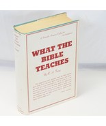 What The Bible Teaches R A Torrey Hardcover Dust Jacket Excellent Condition - $23.51