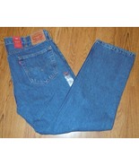 NEW Levis 505 Mens Jeans Regular Fit Straight Leg Sits At Waist 40X30  - €42,85 EUR