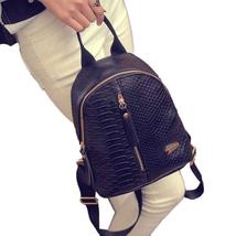 Women Leather Backpacks Schoolbags Travel Shoulder Bag - £21.84 GBP