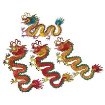 Large XL Asian Dragon Embroidered Patch Applique Multi Color for Jackets... - €22,24 EUR+
