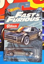 Hot Wheels 2021 Fast &amp; Furious Series 2/5 Ice Charger Satin Dark Gray w/ J5s - £4.01 GBP