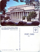 Washington D.C. National Archives Building Old Classic Cars Vintage Postcard - £7.34 GBP