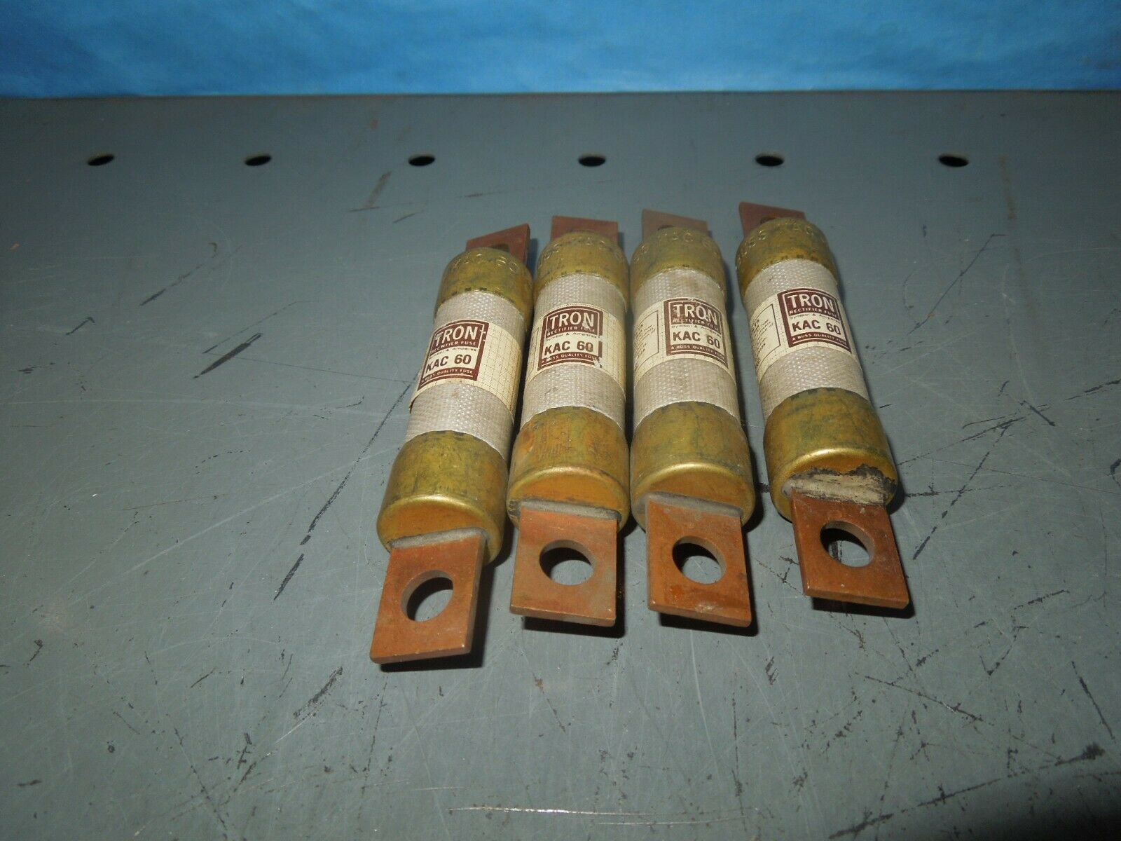 Bussmann Tron KAC-60 Rectifier 60A 600V Fuses (Set of 4) Used - $30.00
