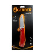 Red Gerber Index Pocket Knife Stainless Steel Blade Aluminum Handle - £35.31 GBP