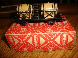 MARKLIN HO 308 .1   WINE BARREL CAR  1951-54   BK 5  LN OBX - $373.48 MXN