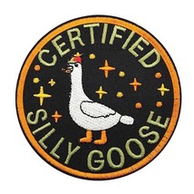 Magsaddle Funny Goose Patch, Hook and Loop Embroidered Patch, Cute Anima... - £11.06 GBP