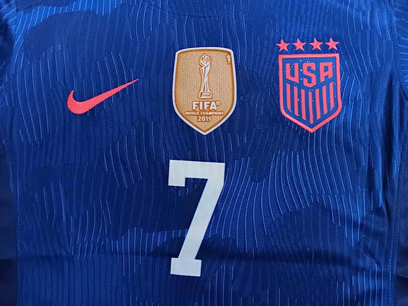 Alyssa Thompson USA USWNT 2023 World Cup Stadium Blue Away Womens Soccer Jersey Item image 3