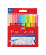 Faber-Castell Connector Pen Marker 12pcs (Pastel &amp; Neon) - £25.29 GBP