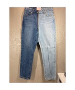 Revice Yin Yang Two Tone Boyfriend Jeans Womens Stone Wash High Rise Siz... - $29.95
