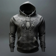 Spiderweb Men&#39;s Hoodie Sweater 3D full print 2 - £12.53 GBP