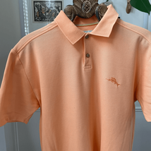 Tommy Bahama Orange Sherbet Polo Golf Shirt L - $24.48
