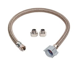 BrassCraft B1-20AUD 3/8'' ID Compression x 1/2'' OD x 12'' L  Faucet Supply Line - $9.74