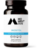 Momentous Inositol 240 Caps Sleep + Relaxation - sealed 2 BOTTLES - $36.55 CAD