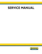 New Holland TC29D TC33D Tractor Service Repair Manual - $140.00