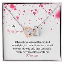 To My Girlfriend Necklace, Romantic Necklace Gift for Her. Valentines Da... - £37.43 GBP+
