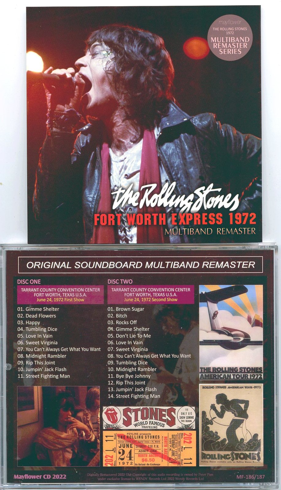 Rolling Stones - Fort Worth Express 1972 Multiband Remaster ( 2 cd set )... - $30.99