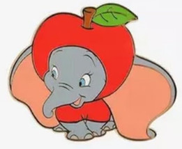 Disney Dumbo The Flying Elephant Dressed in an Apple Costume pin - £10.90 GBP