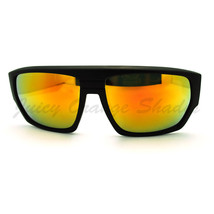 Mens Square Multicolor Mirror Lens Sunglasses Futuristic Sporty Shades - £8.67 GBP