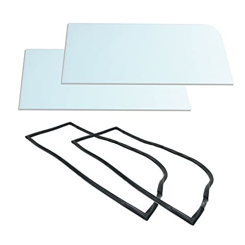 Full Windshield (2 Halves) plus Full Gasket, 2 pc, POLYCARBONATE, fits H... - $649.00