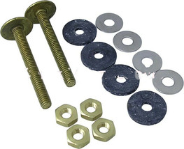 Close Coupled Toilet Tank To Bowl Solid Brass Bolt Heavy Duty Assembly Kit. - $9.88