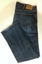 Levi&#39;s Signature Straight Leg Zipper Fly  Denim Blue Jeans Size 40X32 - $13.75