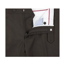 Men RENOIR suit Solid Two Button Business Formal Year Round Slim Fit 201-5 Brown image 6