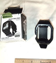 Rugged Apple Watch Protective Bumper Case Strap Band Sports watch - black - £15.45 GBP