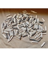 K&#39;NEX Building Toys Bulk Lot Parts 84pc White &amp; Gray Rod 1 1/4&quot; Knex 238B - $13.02 CAD