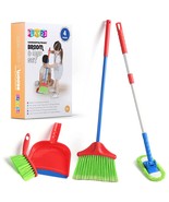 Kids Cleaning Set 4 Piece - Toy Cleaning Set Includes Broom, Mop, Brush,... - £31.44 GBP
