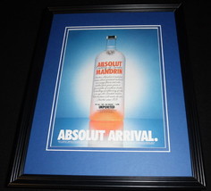 1999 Absolut Arrival Mandarin Vodka 11x14 Framed ORIGINAL Vintage Advert... - $34.64
