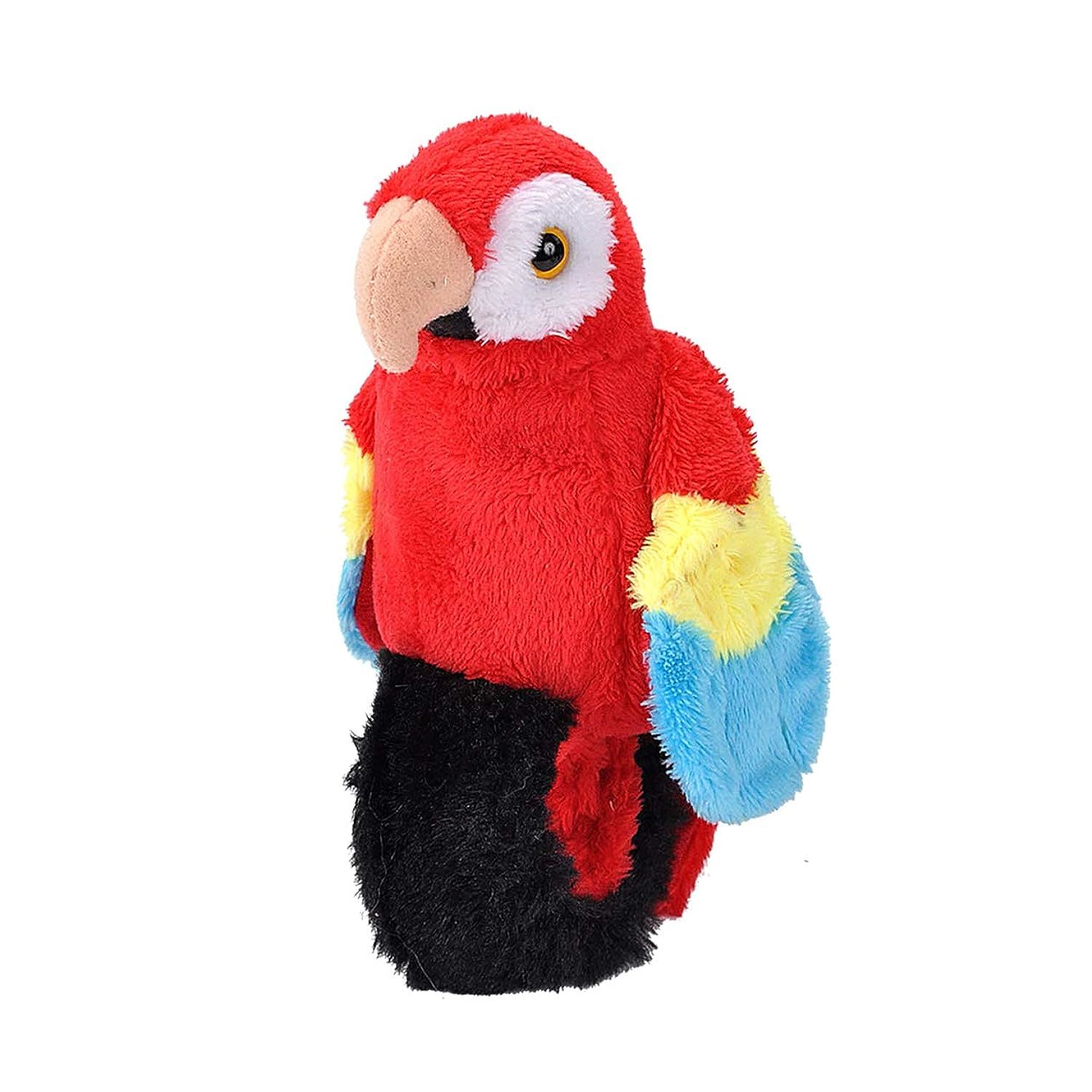Wild Republic Perching Parrot, Scarlet Macaw, Snap Bracelet, Records and Replays - $26.59