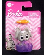 Barbie Pets Bunny in basket with carrot - £3.50 GBP