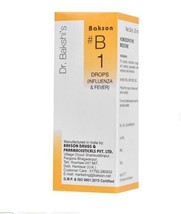 Pack of 2 - Bakson B1 Influenza and Fever Drops (30ml) Homeopathic - £20.21 GBP