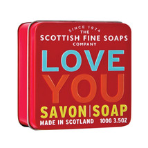 Scottish Fine Soap Love You Soap in a Tin 3.5oz - £11.99 GBP