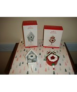 Hallmark 2016 &amp; 2017 Beautiful Birdhouse 1st &amp; 2nd In Series Ornaments - €21,45 EUR