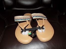 West Loop Beaded Sandals M (7/8) NEW HTF - $18.90