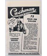 1948 Cushman Motor Scooter Advertisement Vintage Transportation Motorcyc... - $368.75 MXN