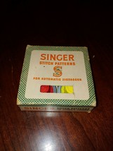 Vintage Singer Automatic Zigzagger STITCH PATTERNS 161001/161002/ 161003/161071 - £45.30 GBP