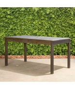 Caladesi Grey-washed Rectangular Farmhouse Wood Patio Dining Table for 6 - $525.97 CAD
