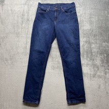 Mott and Bow Boyfriend Jeans Womens 29x30 Blue Mid Rise Denim Medium Wash - £20.54 GBP
